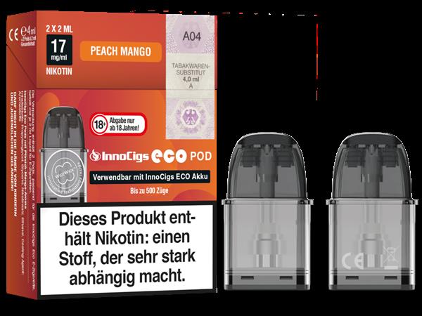 InnoCigs - Eco Peach Mango 2x Pods 17mg